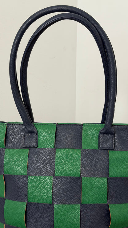 “The Katie” Checkered Tote
