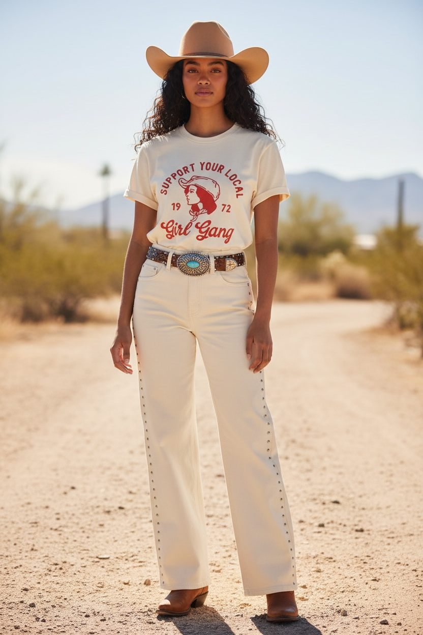“The Hannah” Support Your Local Girl Gang Graphic Tee