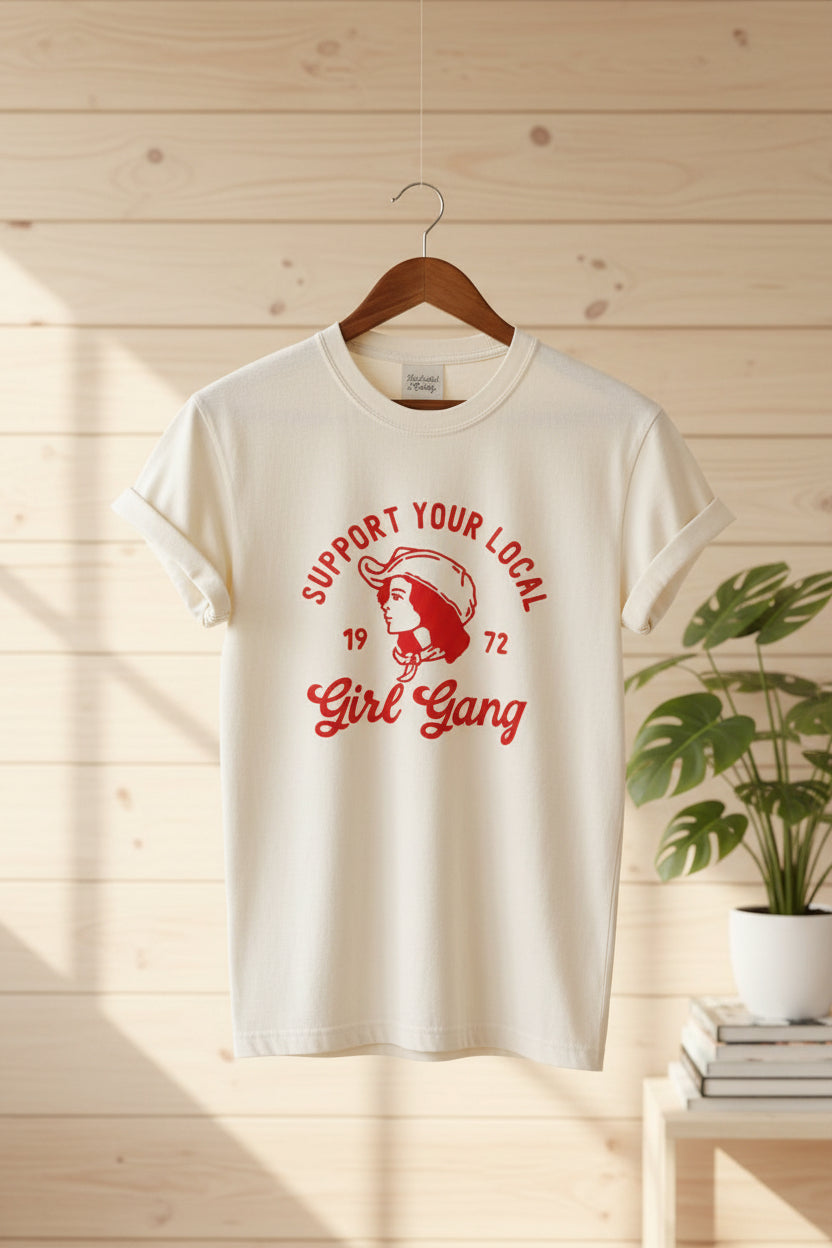 “The Hannah” Support Your Local Girl Gang Graphic Tee